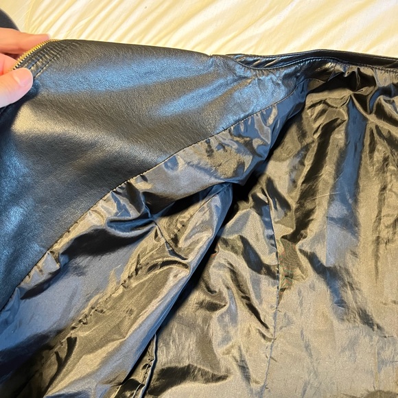 Calvin Klein leather jacket - Picture 3 of 4